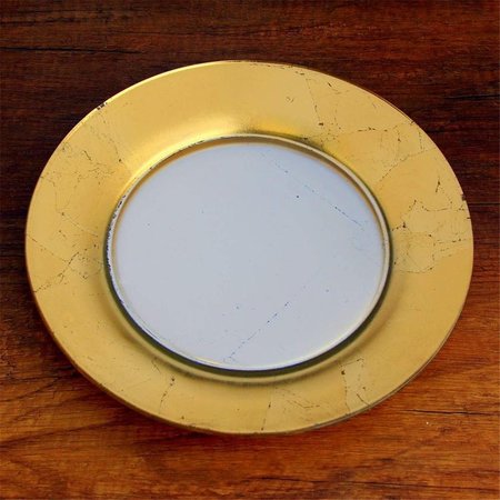 FASTFOOD Gilt Eclipse Dinner Plate, Silver & Gold FA2644113